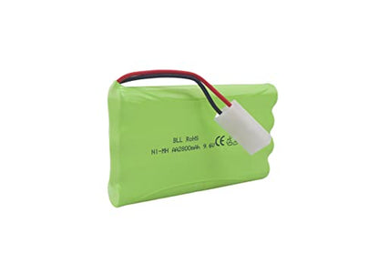 sea jump 2PCS 9.6V 2800mah AA Rechargeable Battery with Tamiya Plug and USB Charging Cable for RC Remote Control Vehicles, Trucks, Tanks, Engineering Vehicles, RC Ships, Toys, Car Batteries