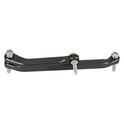 RC Steering Link Aluminum Alloy Steering Rod Linkage Remote Control Truck Replacement CNC Machined Part Suitable for SCX30 Model, Black - color: Black