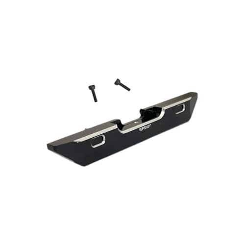 Aluminum Rear Bumper for Axial SCX24 1/24 RC Crawler Car Upgrade Parts (Black) - style: Rear Bumper