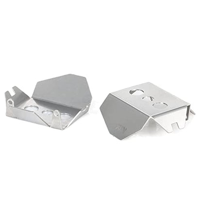 KYX Racing Stainless Steel Skid Plate Protector Chassis Guard Axle Guard for 1/6 RC Crawler Car Axial SCX6 AXI05000