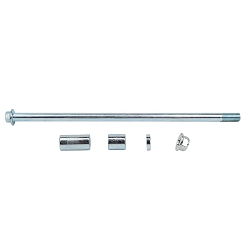 Mokuo 12mm 330mm Front Rear Axle with Bushing 38mm 22mm 5mm Fit for Pit Dirt Bike Moped Scooter QUAD ATV Mini Bike Parts - size: 12-330