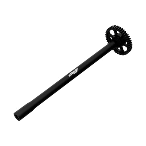 Alum 45T Spur Gear & Center Drive Shaft for 1/16 MIni MAXX Driveshaft RC Car Series Upgrades Part Black - color: Black