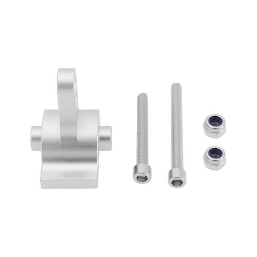 RC Car Rear Upper Link Riser Compatible with Axial SCX10 III AR45P 1/10 RC Crawler LCG Chassis DIY (Silver) - color: Silver