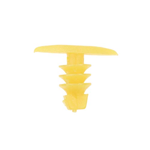 200Pcs Auto Weatherstrip Retainer, Plastic Rivets Clip | Universal Push Bumper Fastener Replacement for Mazda Honda Toyota BMW