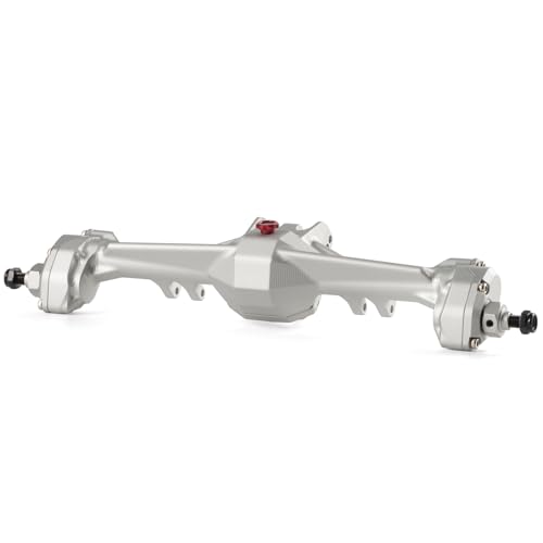 CNC Aluminum F10 Portal Axle Set with BTA Servo Mount, Front Rear Silver | with 30T 8T AR44 Style Gears, Pin to Pin Width 188mm, Work with Vanquish VS4-10 Phoenix and 1/10 Scale Crawler LCG Chassis - color: Silver