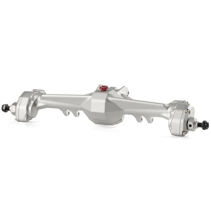 CNC Aluminum F10 Portal Axle Set with BTA Servo Mount, Front Rear Silver | with 30T 8T AR44 Style Gears, Pin to Pin Width 188mm, Work with Vanquish VS4-10 Phoenix and 1/10 Scale Crawler LCG Chassis - color: Silver