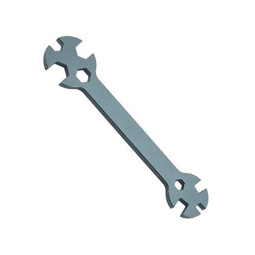 Special Tool Wrench 3/4 / 5/5.5/7 / 8MM Remote Control Car Multifunction Tool Turnbuckle Wrench Suitable for Repair Work Remote Control Car Turnbuckle - color: T Itanium Color