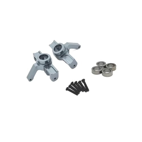 RC Car Upgrade Part for Mjx 16207 16208 16209 16210 1/16 Front Steering Cup and Bearing Rc Model Crawler Car Truck for Buggy Accessories Upgrade Parts(Gray) - size: Gray