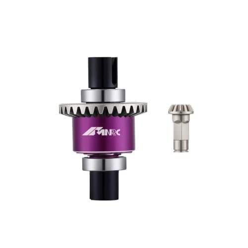Steel Front Differential Diff Input Gear Kit Compatible with Arrma Typhon Granite Mojave Grom Series Upgrade Part Purple - color: Purple