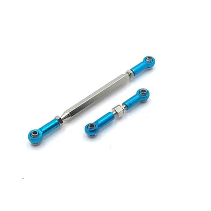RC Repair Parts Compatible with MN D90 D99 for MN-90 FJ-45 1/12 RC Car Crawler Metal Adjustable Steering Linkage Servo Link Pull Rod Turnbuckle(Green) - size: Green