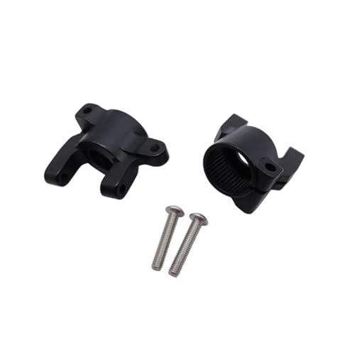 RC Steering Knuckles For Axial For SCX10 II 90046 90047 1/10 CNC Full Metal Front Steering Knuckles C Hub Carrier Rear Axle Lock Out Set RC Car Parts