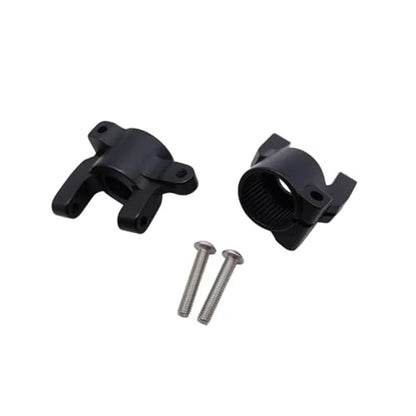 RC Steering Knuckles For Axial For SCX10 II 90046 90047 1/10 CNC Full Metal Front Steering Knuckles C Hub Carrier Rear Axle Lock Out Set RC Car Parts