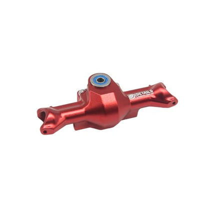 Hobby Details Aluminum Rear Axle Gear Box Skid Link Wheel Upgrade Set for 1/30 Axial SCX30 Jeep Wrangler RC Cars, Red (Front Axle) - color: Front Axle