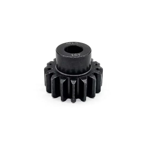 Compatible with 5687 4985 Series 1/5 1/6 RC Car Upgrade Parts 1 Pcs M1.5 8mm 11T-14T 15-17T 18T-20T 21T-30T Metal Pinion Motor Gear RC Assortment(16t) - size: 16t