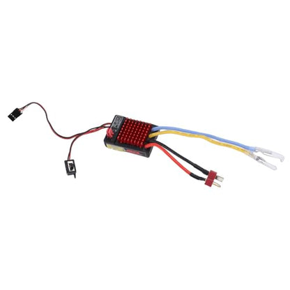 60A RC ESC, Powerful Performance with 320A Current for 1/10 1/16 Scale RC Cars, Compatible with 380 390 540 550 Brushed Motors