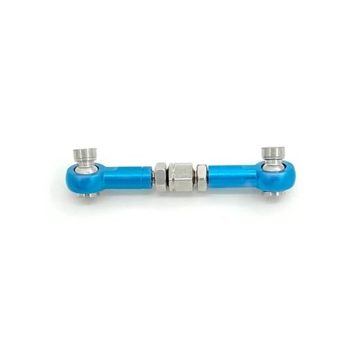 Compatible with Traxxas for Slash 4X4 2WD 1/10 RC Car Upgrade Parts 1 Set MetalTurnbuckle Camber Link End Adjustable Kit Linkage - color: Sky Blue