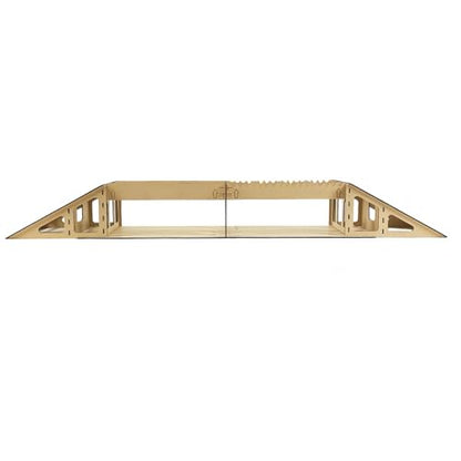 RC Crawler Bridge Obstacle Ramp, Detachable Climbing Bridge Track for 1/18 1/24 Scale RC Crawler Cars, Tabletop RC Rock Crawling Course Accessory