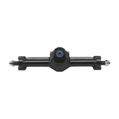 Aluminum Front/Rear Axle with Brass Kunckles/Steering Link/Gear/Bearing/CVD Whole Set for SCX30 Cars Upgrade Parts BK: Black R: Red (Black) - color: Black