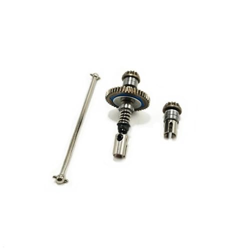 124017 144010 144001 124019 Rc Car Slipper Clutch Mid Transmission Shaft Set Metal Upgrade Parts Accessories Part(for 14 Scale) - color: For 14 scale