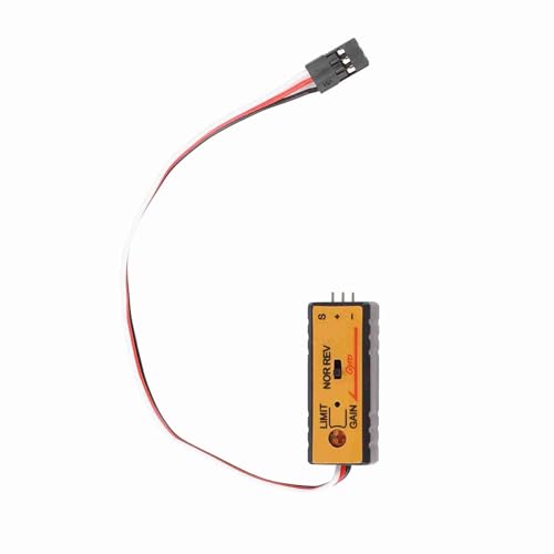 Alomejor Competitive Drifting Advantages, Enhanced, Precise Gain Sensitivity RC Control Gyro for Competitive Racing, Universal Compatibility with RC Stability Gyro,