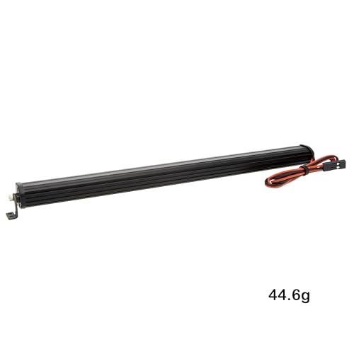 MEUS RACING RC Car LED Lights Roof Light Bar Kit 1/10 1/8 Scale RC Accessories for Axial SCX10 90046 Wraith Traxxas TRX4 TRX6 Redcat Gen8 1/10 1/8 RC Crawler Upgrades Parts. (185mm, 18 Beads) - size: 185mm, 18 Beads