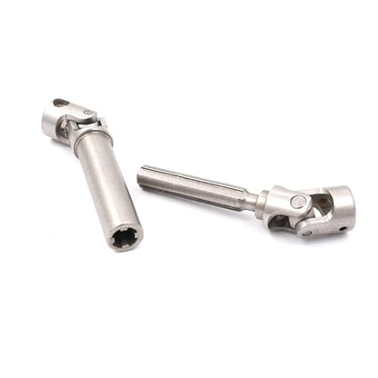 Stainless Steel Center Drive Shafts for Redcat Ascent-18 1/18 RC Car | Front and Rear Drive Shaft,CNC Machined,Ascent-18 1/18 RC Crawler Upgrades Parts,Rust Resistant,High Strength