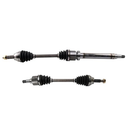 TRQ Front Driver and Passenger Side CV Axle Assembly Set 2 Piece Compatible with 2000-2003 Ford Focus 2.0L SOHC 5 Speed Manual 2004 Focus LX 2.0L 5 Speed Manual - style: CSA32743
