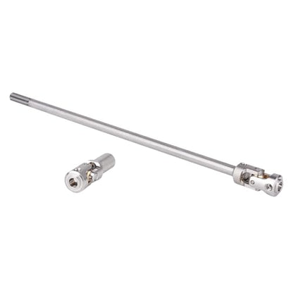 Cut to Length Drive Shaft Stainless Steel 232-248mm Universal Joint Driveshaft for 1/10 RC Crawler Axial SCX10 Capra TRX4 Redcat Gen8 Gen7 Upgrades Parts(Silver) - color: Silver