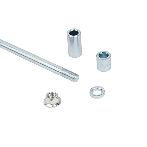 Mokuo 12mm 330mm Front Rear Axle with Bushing 38mm 22mm 5mm Fit for Pit Dirt Bike Moped Scooter QUAD ATV Mini Bike Parts - size: 12-330