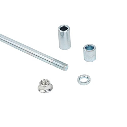 Mokuo 12mm 330mm Front Rear Axle with Bushing 38mm 22mm 5mm Fit for Pit Dirt Bike Moped Scooter QUAD ATV Mini Bike Parts - size: 12-330
