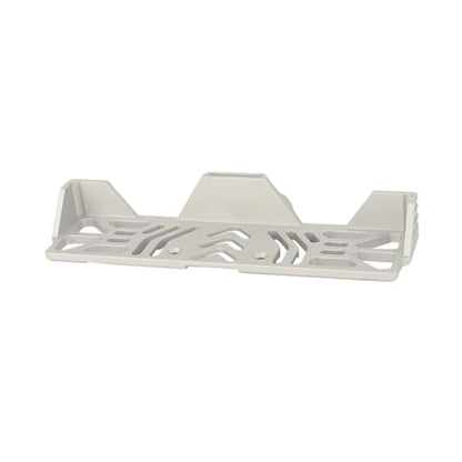for Rock for Axial for SCX10 III Or 1/6 SCX6 1/10 RC Car Upgrade Accessories Parts CNC Aluminum Alloy Battery Mounting Tray Skid Plate RC Car DIY Parts(Silver) - size: Silver