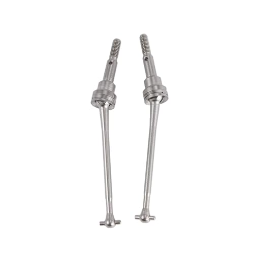RC Car Drive shafts Compatible with Wltoys 12428 12423 1/12 RC Crawler Short Course Truck Car Upgrade Parts 4Pcs Metal Front Drive Shaft CVD 0090