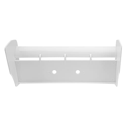 RC Force Rear Spoiler High-Down Force Body Wing Tail Compatible with HPI HSP Redcat 1/10 RC Off Road Short Truck Buggy Car Truck (White) - color: White