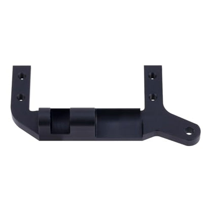 TRX4 Servo Mount, Aluminum TRX4 SOA Mount 4-Link Suspension for 1/10 RC Crawler Car TRX4 Sevro On Axle Mount Upgrades Parts(Black) - color: Black