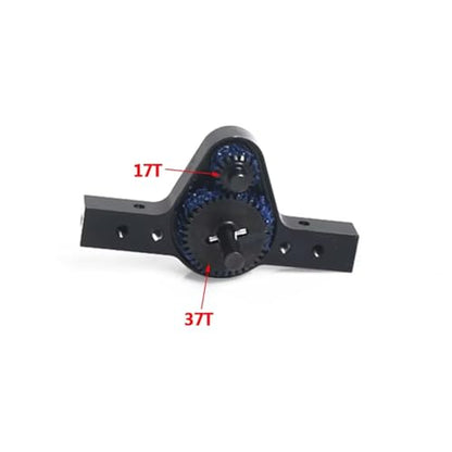RC Spare Part Compatible with Axial for SCX10 for Defender 90 TF2 1/10 RC Crawler Car for Chassis Upgrade Parts CNC Transfer Case Gearbox
