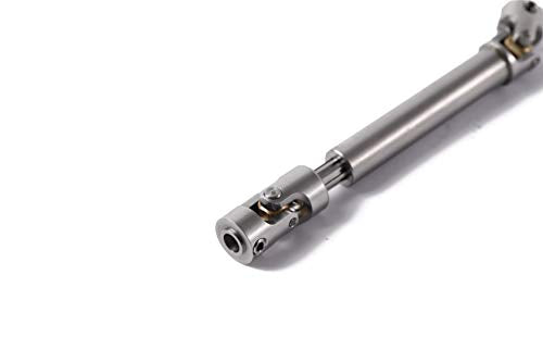 Aluminium Universal Drive Shaft Upgrades Accessories for 1/10 SCX10 RC Car Truck Rock Crawler 110-155 mm(2PC)