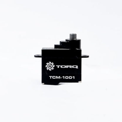 TORQ TCM-1001 Coreless Titanium Gear 7g Micro Digital Precision Servo Design for Mini Z 1/27, 1/28 RC Cars, Compatible with Losi RC Car Micro-B 2WD Brushed Mini RC Buggy 1/24 Scale