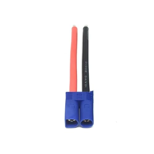 12awg Female Male EC5 Connector Charge Cable Silicone Wire For RC Car Lipo Battery Tracked Vehicle Parts And Upgrade Replacement Use RC Upgrade Parts(Female) - size: Female