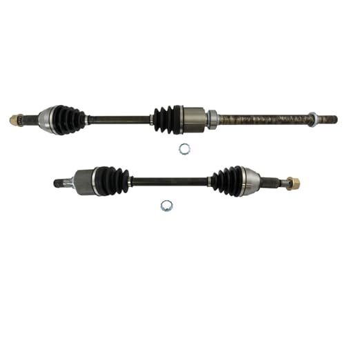 TRQ Front 2 Piece CV Axle Shaft Assembly Set | For 13 Nissan Altima Sedan 14-18 Altima L4 2.5L Driver & Passenger Side - style: CSA70777