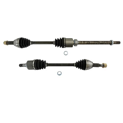 TRQ Front 2 Piece CV Axle Shaft Assembly Set | For 13 Nissan Altima Sedan 14-18 Altima L4 2.5L Driver & Passenger Side - style: CSA70777
