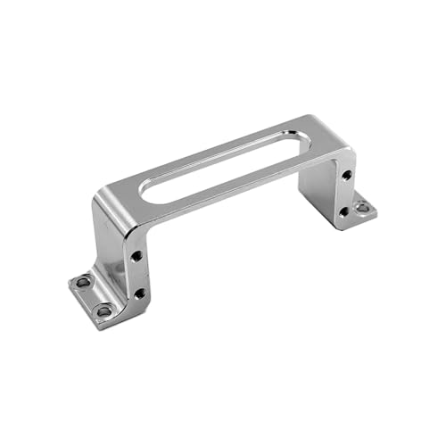 1PC RC Airplane Aluminum Alloy Servo Mounting Bracket Fixed Frame for RC Plane Helicopter Boat DIY Model Toy Fixed Wing Parts (Silver) - color: Silver