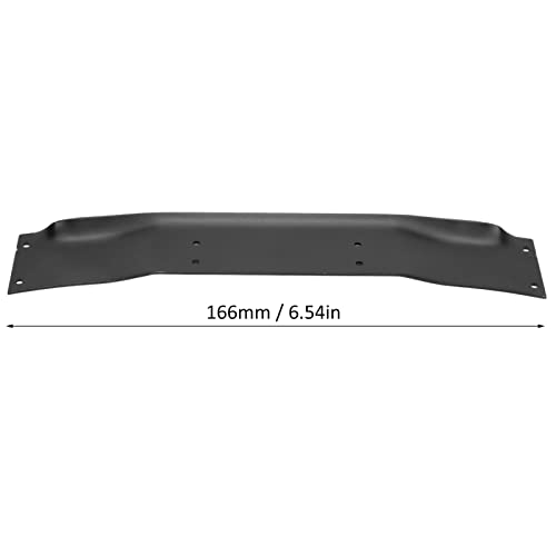 1/10 RC Tail Wing Spoiler, Aluminum Alloy RC Spoiler Wing, Black Universal 1/10 Scale Rear Wing with Mounting Hardware for HSP Kyosho LC Drift Racing Cars