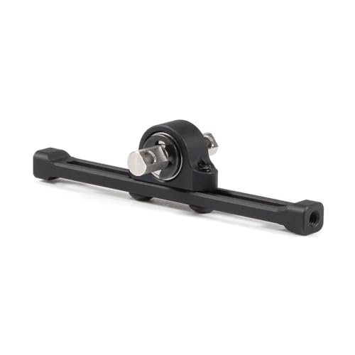 Aluminum Adjustable Carrier Bearing 70mm Width for 1/10 RC Rock Crawler 1.9 2.2 Shafty Comp Rigs Build (Black) - color: Black