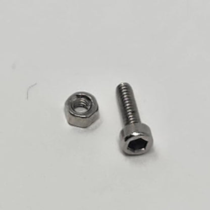 LGRP® Little Guy Racing Parts Refuel Hex Head Bolt & Nut Hardware Kit 1.4mm (Silver) for SCX24 1/24 Scale RC Car Truck 4mm 5mm 8mm 10mm Screws & 1.4 Non Locking Nuts 300 Piece Total LGRFH003