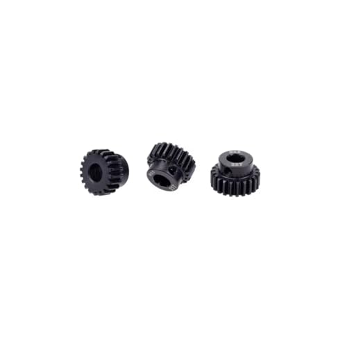 Compatible with 1/8 RC Car Brushless Motor 3PCS M0.6 5Mm Metal Pinion Motor Gear Set RC Assortment