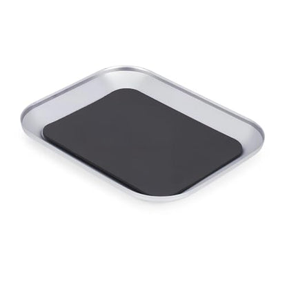 RC Car Repair Kit for 1/10 RC Crawler Remote Control Car 1Pcs Aluminum Alloy Magnet Screw Tray Upgrade Parts Repair Modify Replacement Accessories - color: Silver