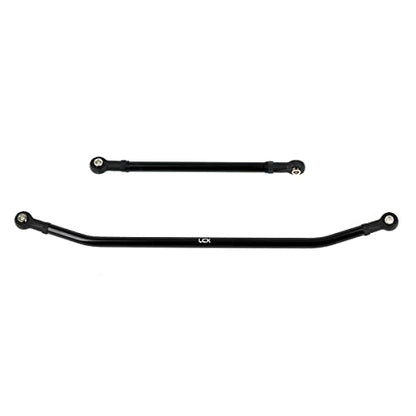 LCX Racing 1/10th RC Crawler Car Aluminum AR60 OCP Front Axle Steering Link for Axial Wraith RR10 SMT10 AX10, Upgrades Parts Accessories (Black) - color: Black