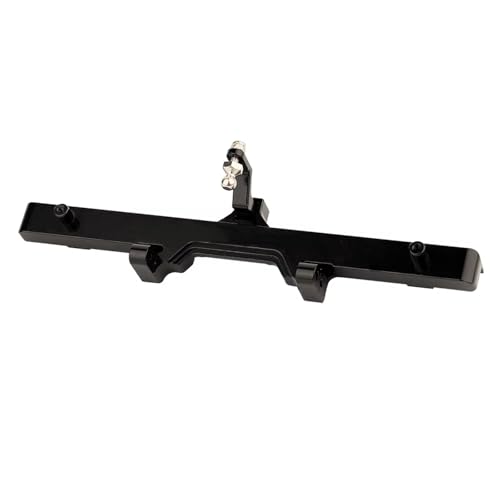 Rc Bumpers Compatible with Traxxas for TRX6 G63 6x6 88096-4 Remote Control Car Upgrade Spare Parts 1pc Metal Rear Bumper with Tow Hook(Black) - color: Black