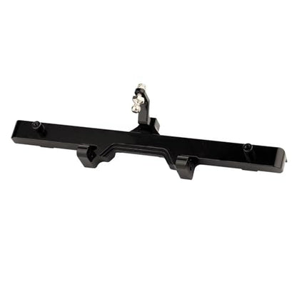 Rc Bumpers Compatible with Traxxas for TRX6 G63 6x6 88096-4 Remote Control Car Upgrade Spare Parts 1pc Metal Rear Bumper with Tow Hook(Black) - color: Black