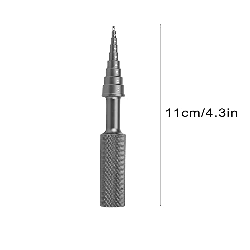 5 in 1 RC Car Tools Kits - RC Car Body Hole Puncher Reamer Ball Bearing Remover Straight Scissor Screw Tray Cross Wrenches for RC Model Helicopter Boat Cars